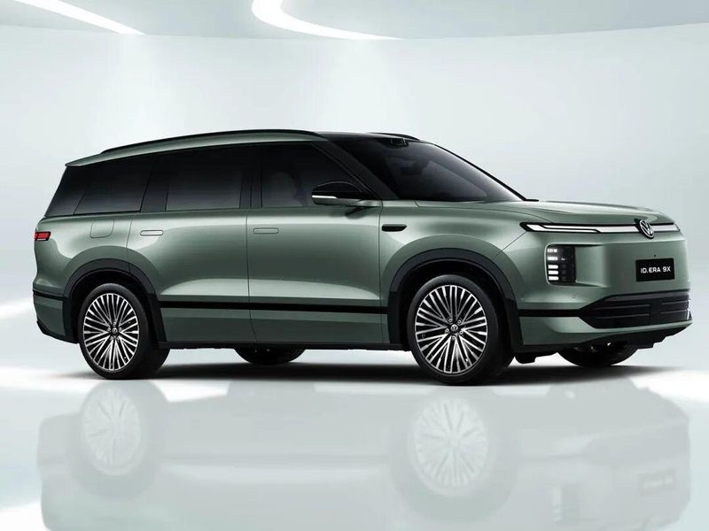  上汽大众ID. ERA 9X内饰官图发布；仙踪绿配色惊艳亮相，大型增程SUV蓄势待发 汽车科技