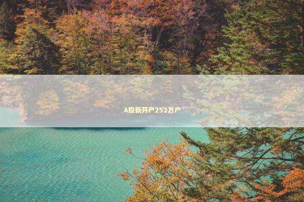 A股新开户252万户 新闻