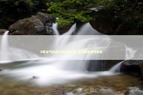 A股油气航运公司密集公告 投资者需警惕风险 A股油气航运公司密集公告 投资者需警惕风险 新闻