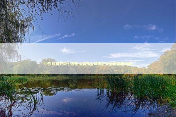 中东局势升级引发铝市震荡全球供应安全面临新挑战 中东局势升级引发铝市震荡全球供应安全面临新挑战 新闻