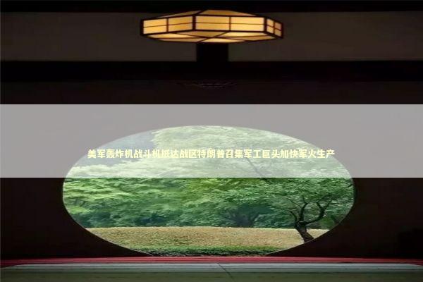 美军轰炸机战斗机抵达战区特朗普召集军工巨头加快军火生产