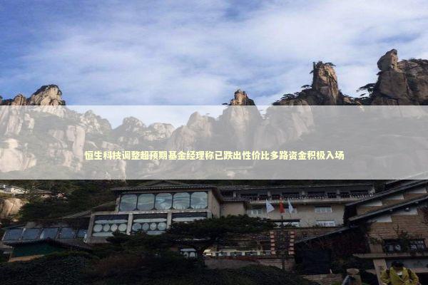 恒生科技调整超预期基金经理称已跌出性价比多路资金积极入场 新闻