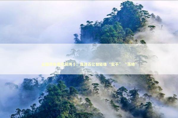 全国政协委员周鸿祎：推进百亿智能体“实干”“落地”