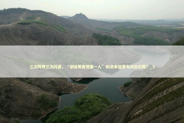三次跨界三次闪退,“创业板套现第一人”的资本故事为何总烂尾?_5 三次跨界三次闪退,“创业板套现第一人”的资本故事为何总烂尾?_5 新闻