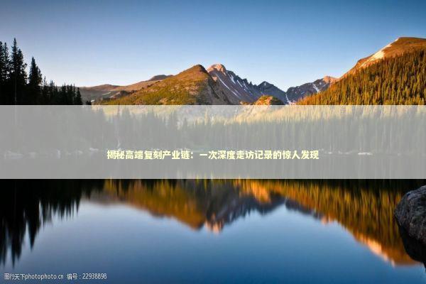 揭秘高端复刻产业链：一次深度走访记录的惊人发现