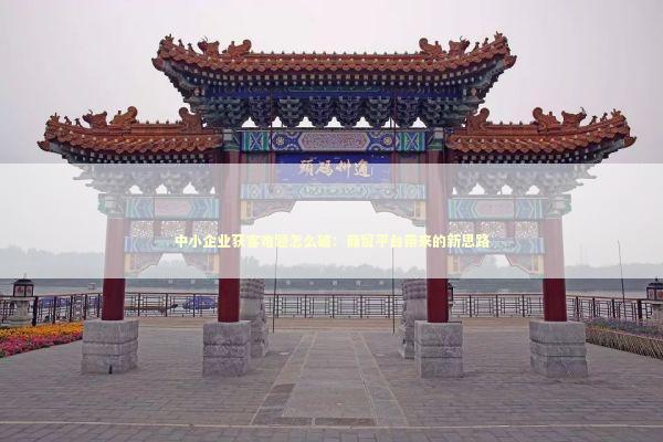 中小企业获客难题怎么破：商贸平台带来的新思路 企业服务